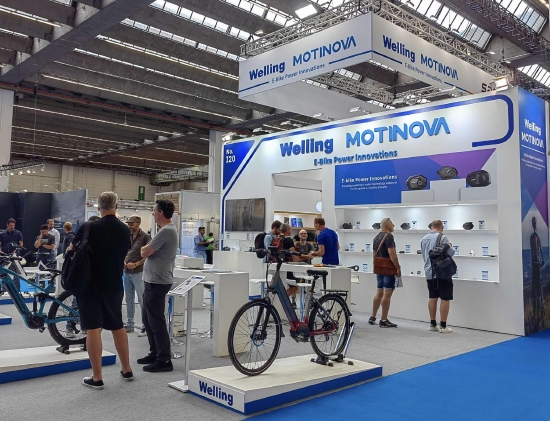 天腾动力携Motinova、Welling亮相EUROBIKE 2022 H8-I20展位(室内)