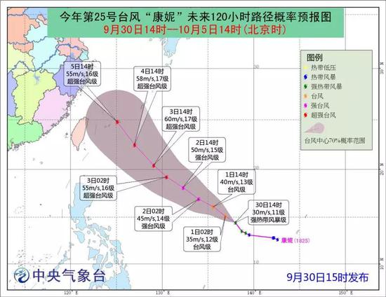 ② 25号台风“康妮”