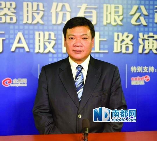 金莱特董事长田畴。