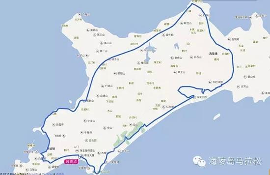全国独创5a景区海陵岛环岛马拉松3月开跑