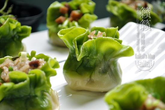八珍盛宴#主食篇:招财进宝蒸蒸日上,翡翠白玉烧麦!