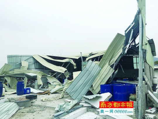 惠城区小金口街道小铁村一处违建昨被拆除。

    南都记者 祝勇 摄