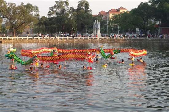 水陆舞龙初一争霸西樵山 CCTV5将现场直播_