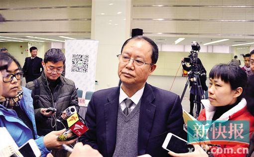 ■广东省交通厅厅长曾兆庚接受记者采访。新快报记者 周雯/摄