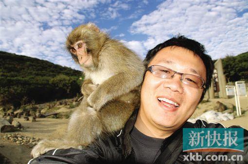 很多猴子和张鹏成了好朋友