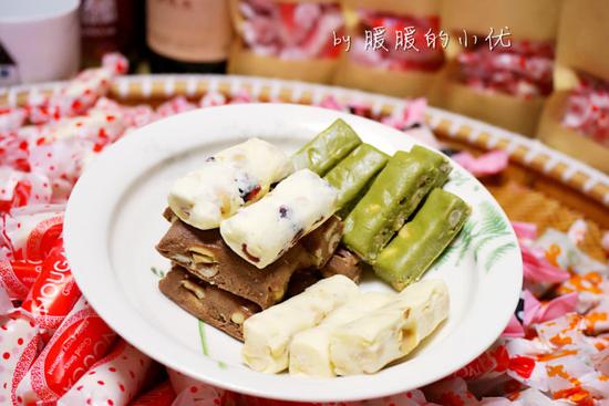 缤纷口味牛轧糖 简单又好吃的不得了