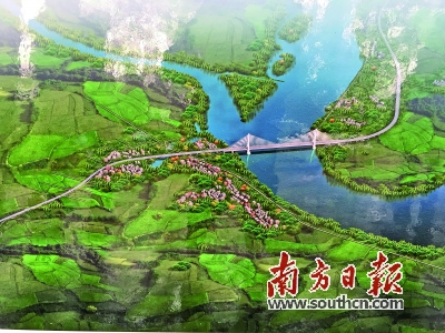 洲镇与博罗县泰美镇交界处的芦泰东江大桥终于传来规划建设实质性进展