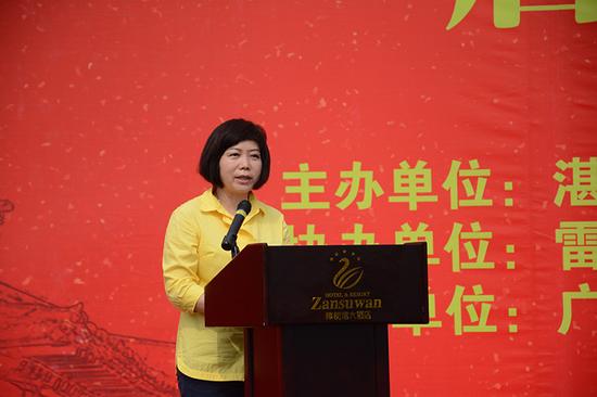 湛江市文明旅游志愿者活动暨2016茂德公靠活