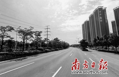 惠南大道周边将完善基础配套设施。 王昌辉 摄