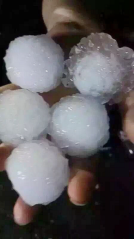 湛江昨晚霞山区南面下了一场冰雹雨_湛江频道