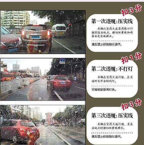 “昌岗路惊现疯狂司机”视频热传 多次违规惹网友谴责