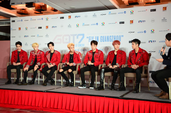 GOT7对话广州媒体