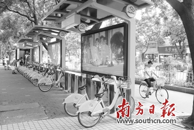 2020年，珠海计划建成公共自行车租赁点1500个。南方日报记者 王荣 摄