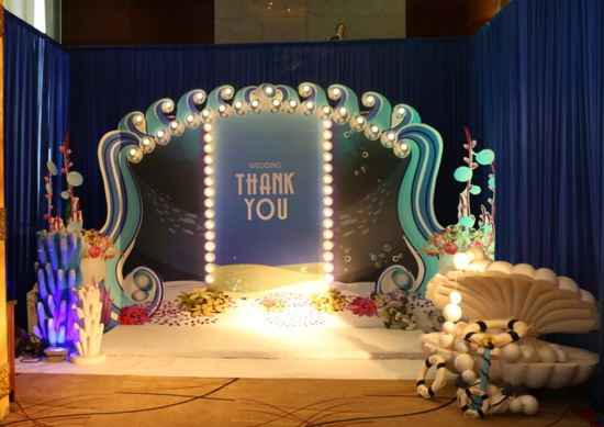 观澜格兰云天为深圳人举办美人鱼之恋婚礼秀_