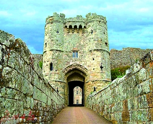 英国的古堡。