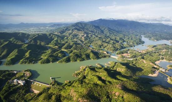 风田水库风景宜人。