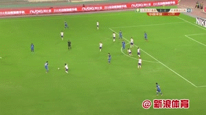中超特谢拉破门飞翼斩首球 苏宁2比0泰达取4连