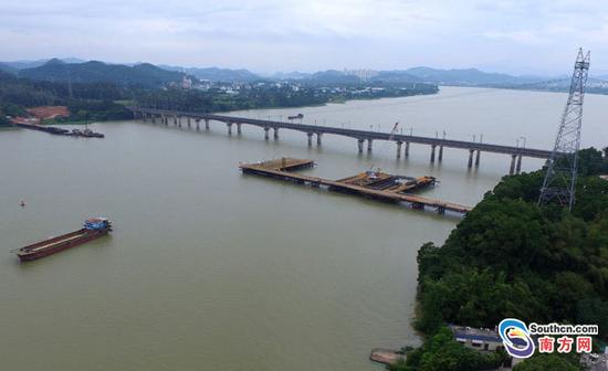 第三东江大桥已经开建。南方日报记者 梁维春 摄
