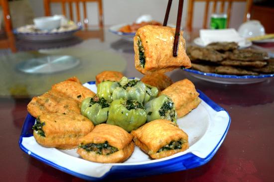 大桥麻包豆腐 林遥轩摄