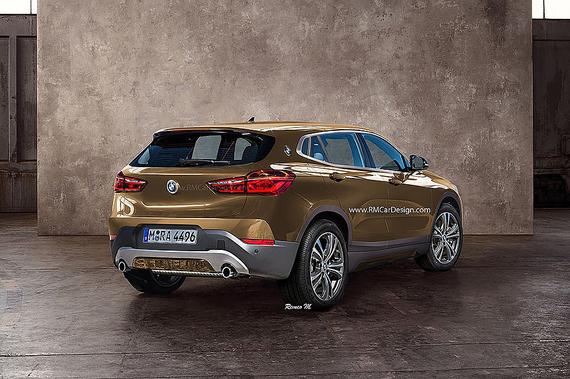 男女通吃的小鲜肉 宝马X系新车量产版渲染图_