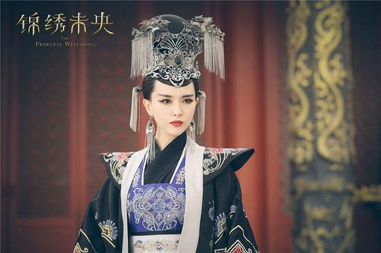 唐嫣饰演《锦绣未央》女主角李未央