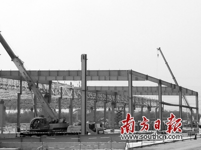 广汽丰田第三生产线占地面积约96万平方米。 南方日报记者 梁文祥 摄