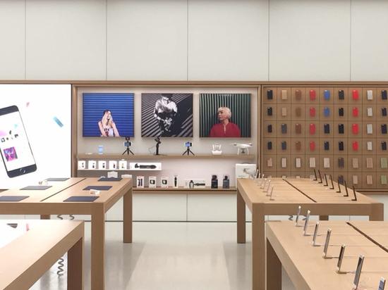 天汇广场igc Apple Store店内环境图