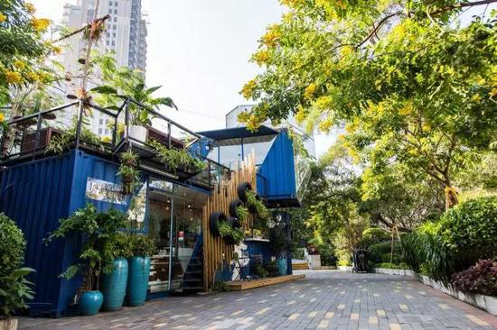 吉大园林路相思树下藏着珠海首个集装箱街