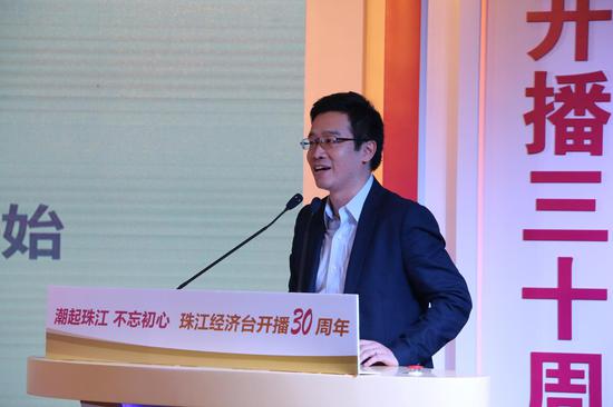 上海东方广播中心主任孙向彤作主题演讲