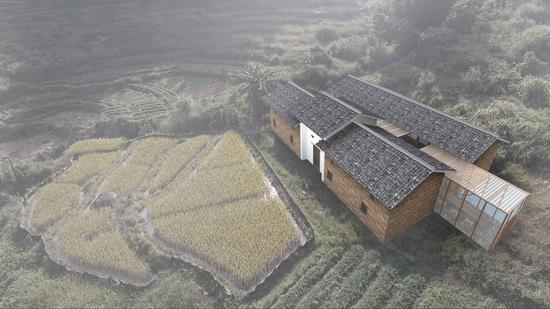 源美术馆改造方案俯视图