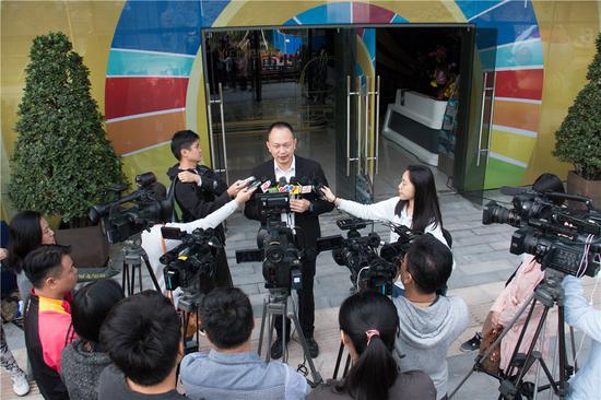 广州地铁博物馆馆长杨穗接受媒体采访