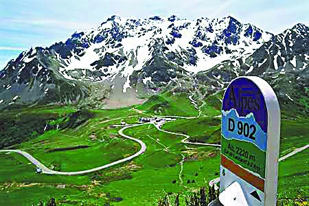 欧洲最高的公路风景线 法国阿尔卑斯山大道 _