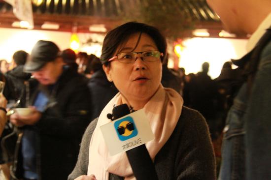 李少红导演接受采访中