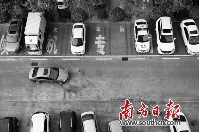 两路段免费停车位将作调整。南方日报记者 王昌辉 摄
