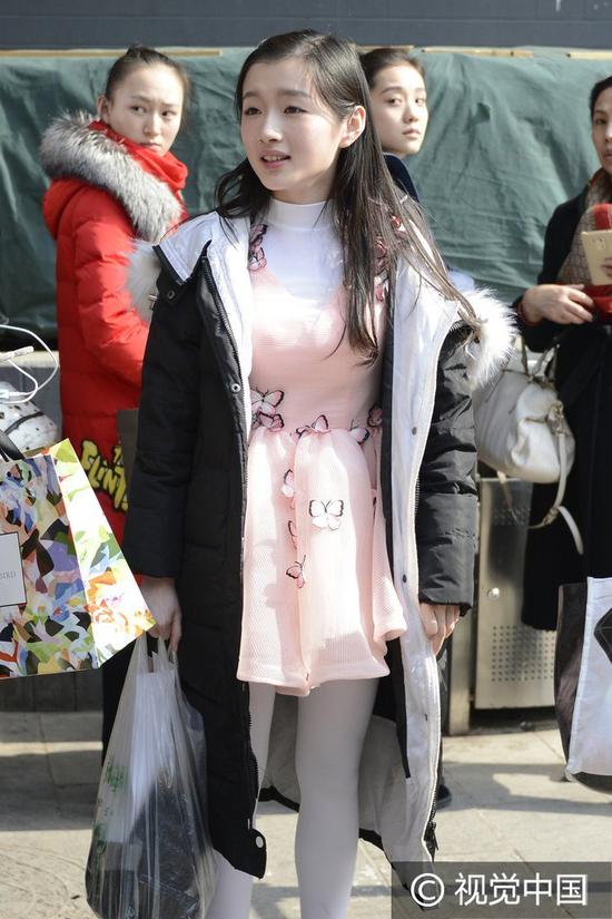 2017年2月19日,北京,北京电影学院艺考复试现场,俊男美女拼颜值、比才艺