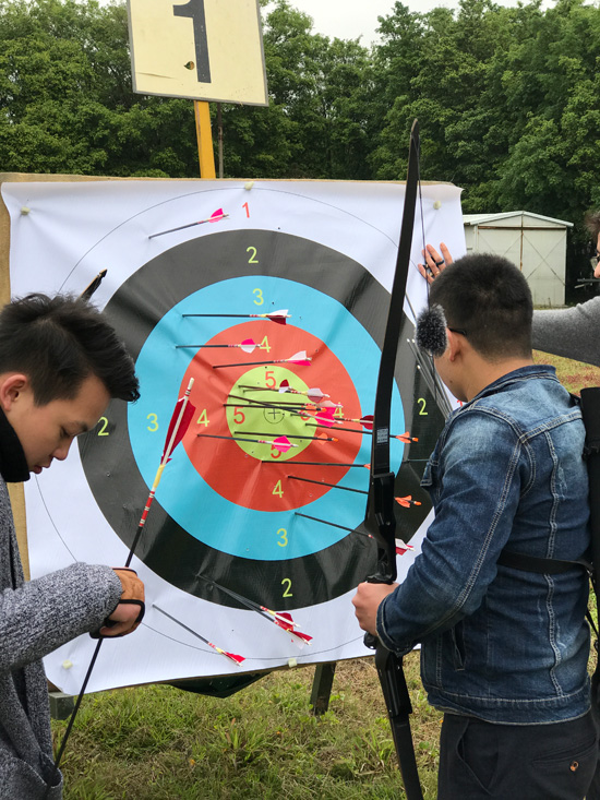 2017弓箭射术大师赛广州开弓 百名射箭大师同