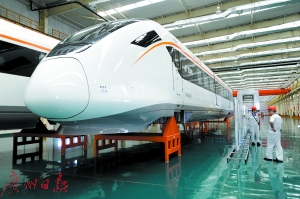江门的轨道交通产业争取2025年实现总产值1000亿元以上。广州日报全媒体记者龙成通摄
