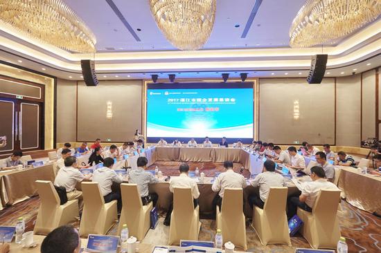 4月11日下午，2017年湛江市税企发展恳谈会顺利召开