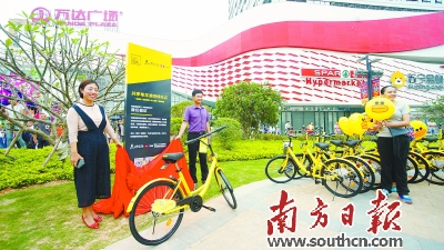 首批小黄车停放点启用 设置专人维护引导规范