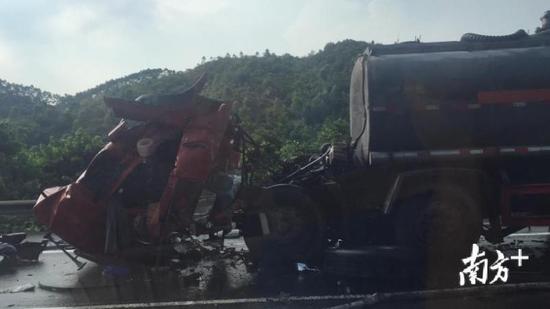 广惠高速博罗段发生重大交通事故 1人死亡_惠