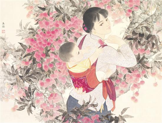 果果 中国画 81cm×107cm 1982年 广东美术馆藏