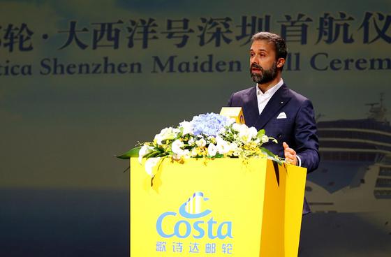 嘉年华集团中国区总裁马睿哲(Mario Zanetti)先生致辞