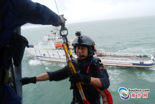 船机海空立体联动快速救助受困人员