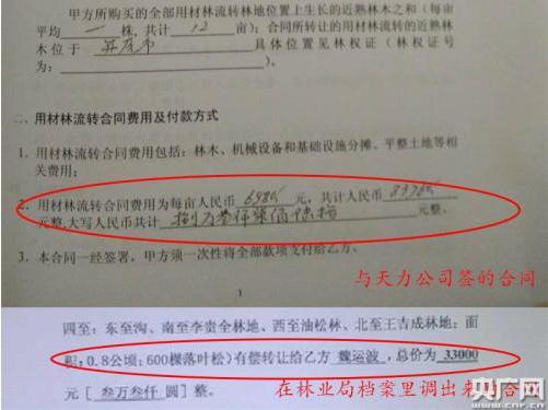 当事人魏运波的阴阳合同