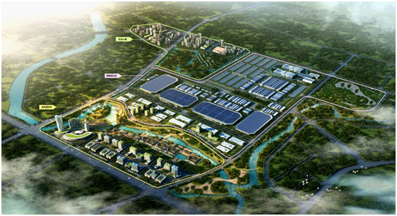 广汽智联新能源汽车产业园鸟瞰图