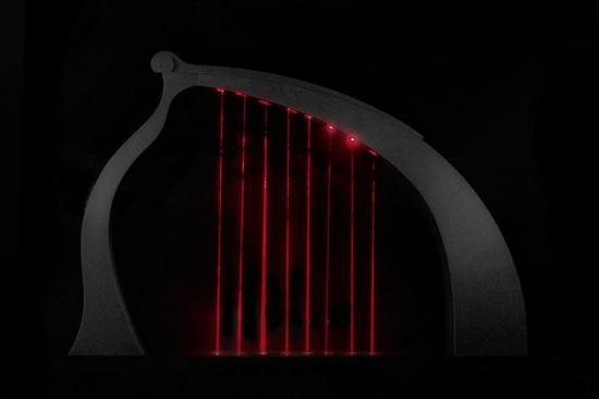 激光竖琴 - 音乐互动装置
