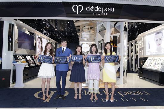 CPB肌肤之钥广州天环广场概念体验店开幕剪彩仪式