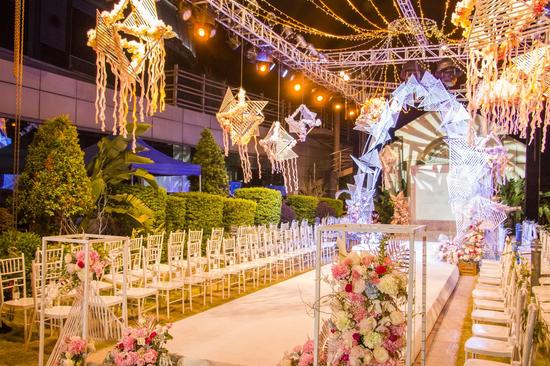 顺德美的万豪酒店夏季婚礼沙龙