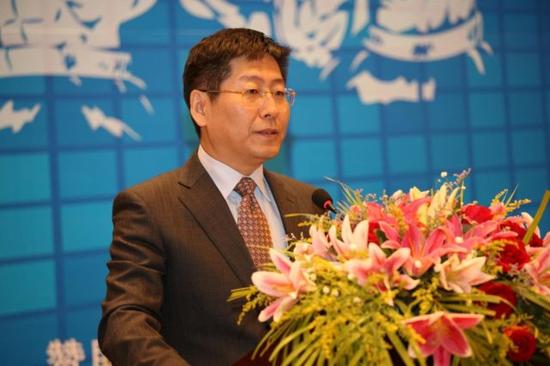 中国拳击协会副主席、中拳体育董事长吴迪资料图片。