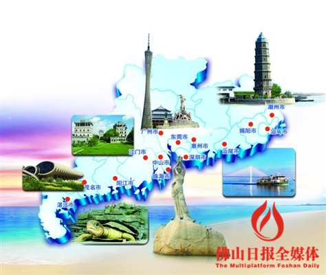 根据规划,广东滨海景观公路将串联14个滨海地市,途经90多个景点。制图/孔焕玲